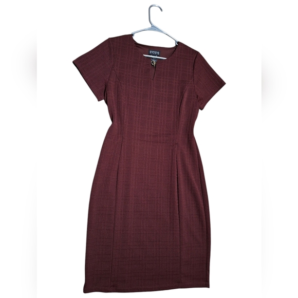 Enfocus Studio Dresses & Skirts - Burgundy Short Sleeve Dress Mark Enfocus Studio Size 12 From Women